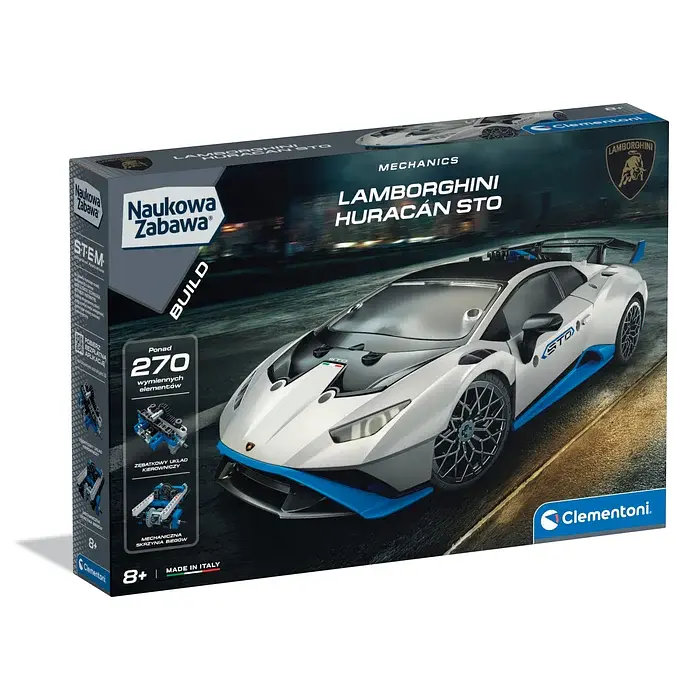 Интерактивный конструктор Lamborghini Huracan STO - Clementoni 50917 - фото 6
