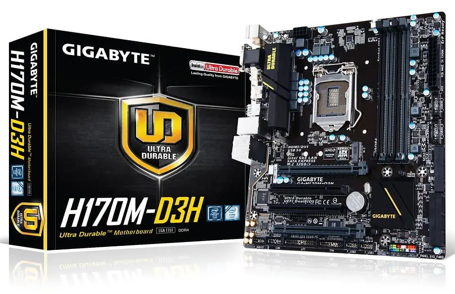 Материнська плата Gigabyte GA-H170M-D3H (GA-H170M-D3H) ( Б/в - фото 4