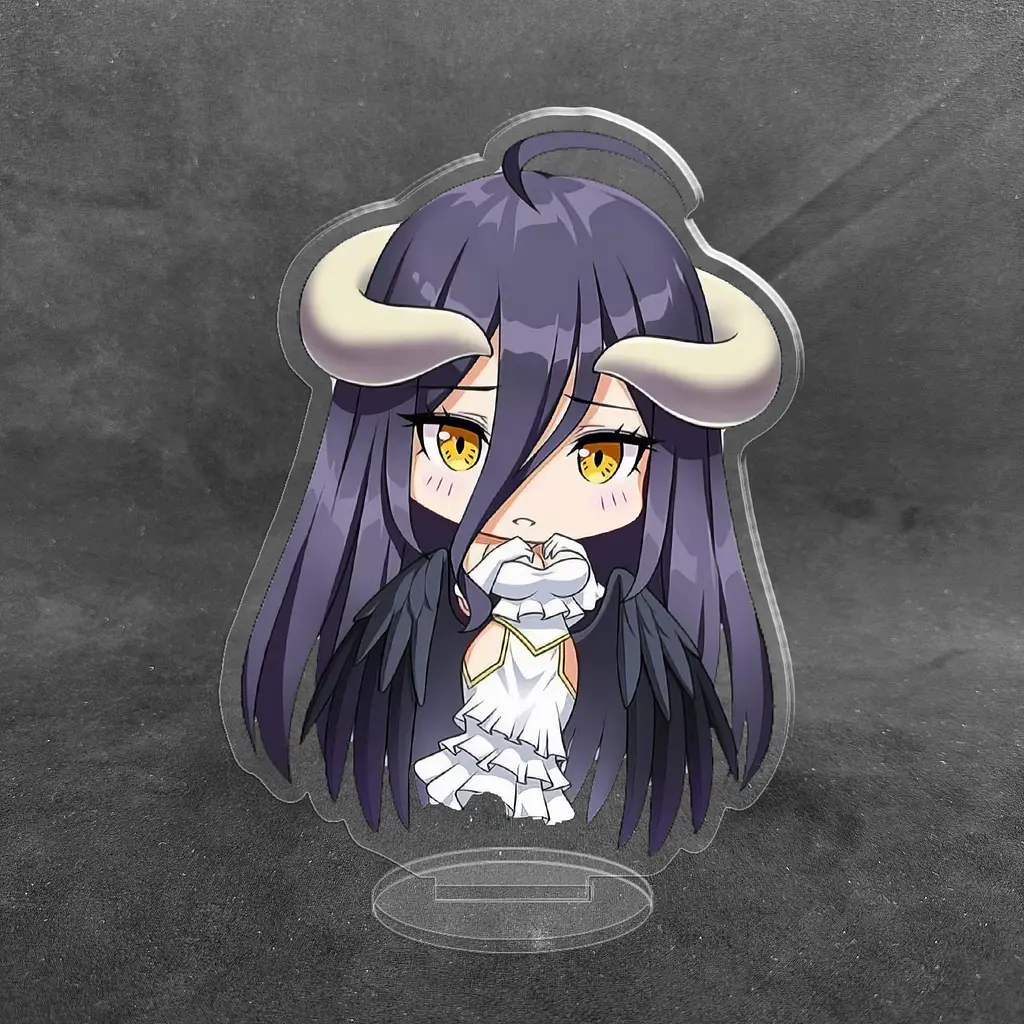 Акрилова колекційна фігурка Chibi Аніме Король Overlord Albedo, Альбедо 1 10 см