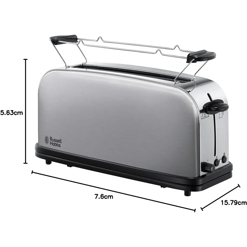 Тостер Russell Hobbs Oxford 1000 Вт сріблястий (21396-56) - фото 3