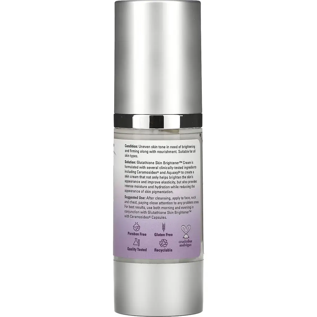 Крем для обличчя Now Foods Glutathione Skin Brightener Cream 59 мл - фото 2