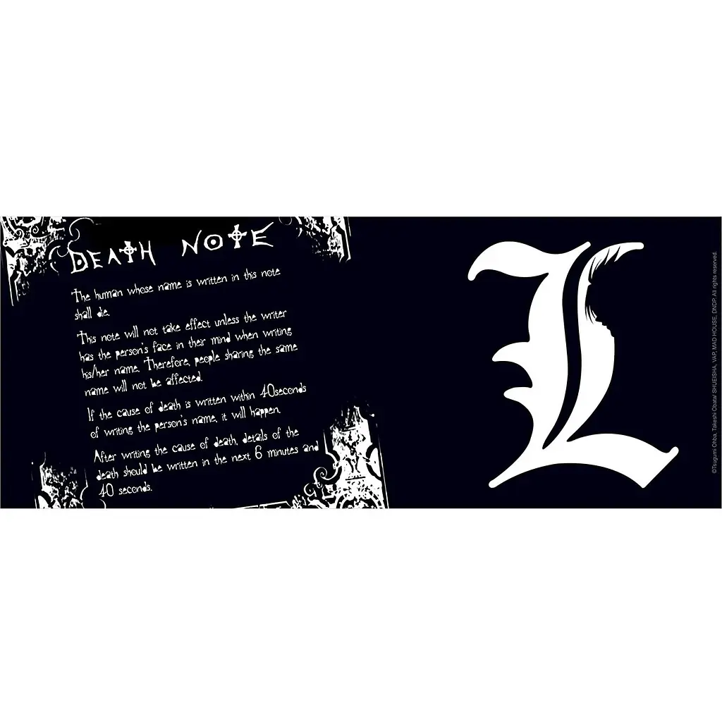 Чашка AbyStyle Death Note L and rules 320 мл - фото 3