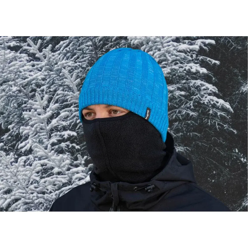 Шапка DexShell Heathered Rib Knit Beanie One size 56-58 см blue - фото 2