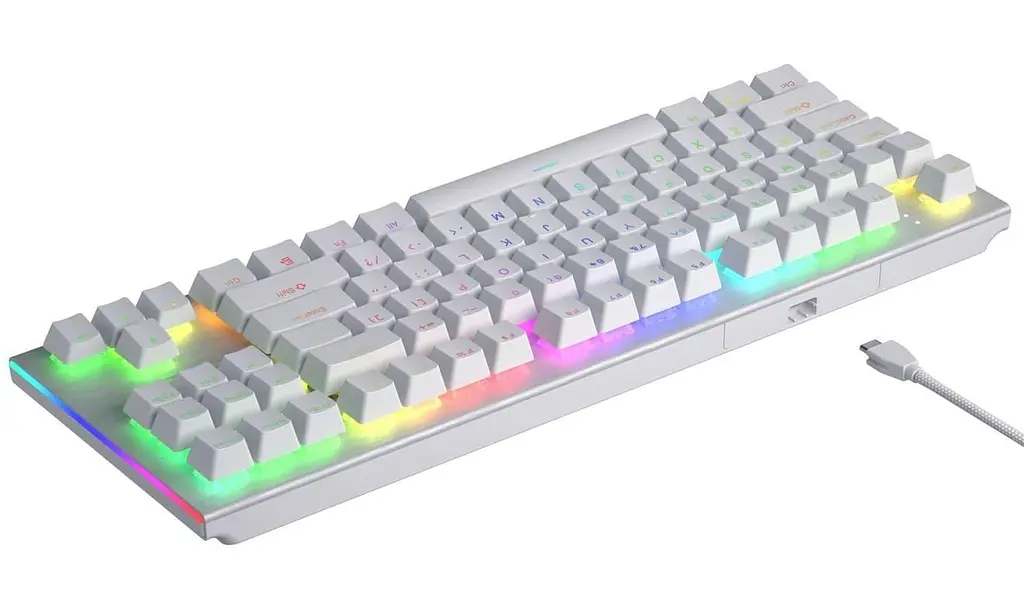 Клавіатура HATOR Gravity X TKL Orange ENG White (HTK551) - фото 6