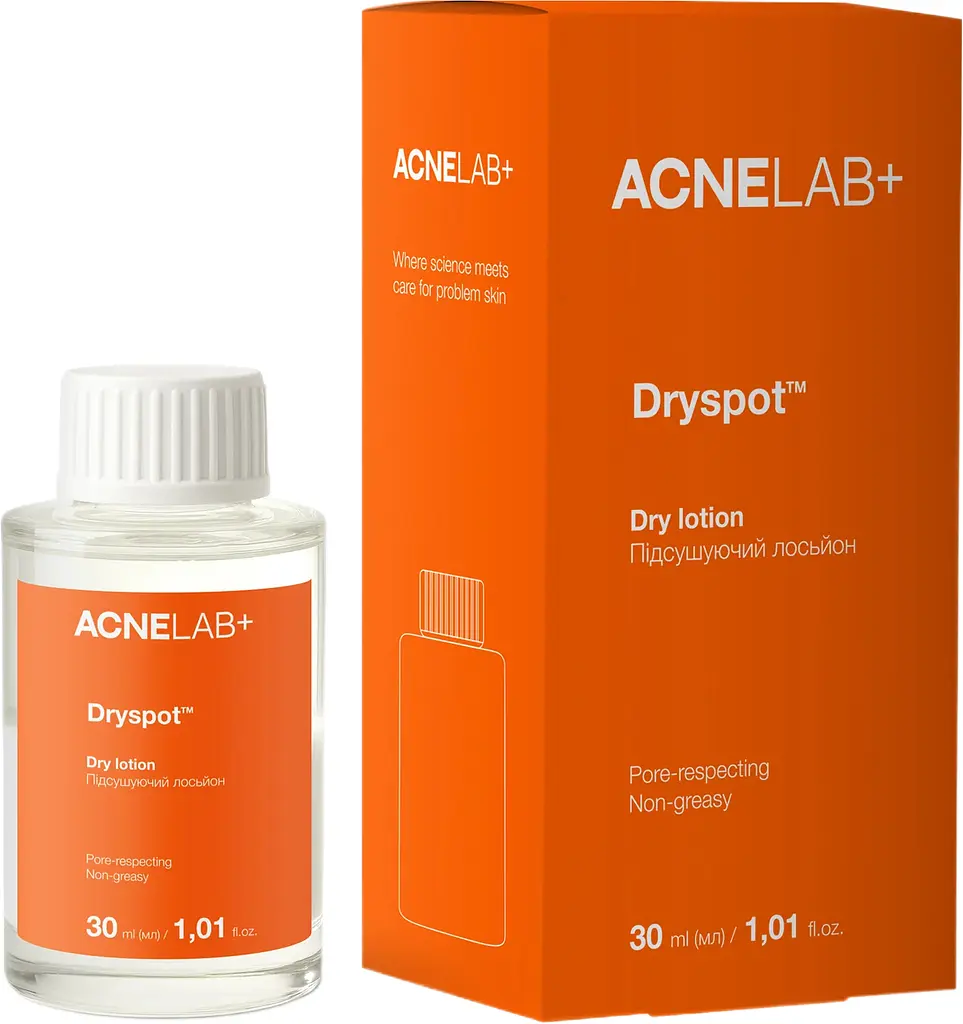 Підсушувальний лосьйон для обличчя ACNELAB+ DrySpot Dry Lotion, 30 мл