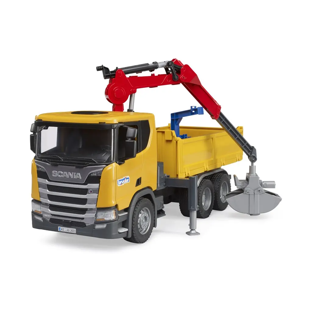 Масштабна модель автомобіля Bruder Scania Super 560R з краном-маніпулятором 1:16 з аксесуарами (03551) - фото 3