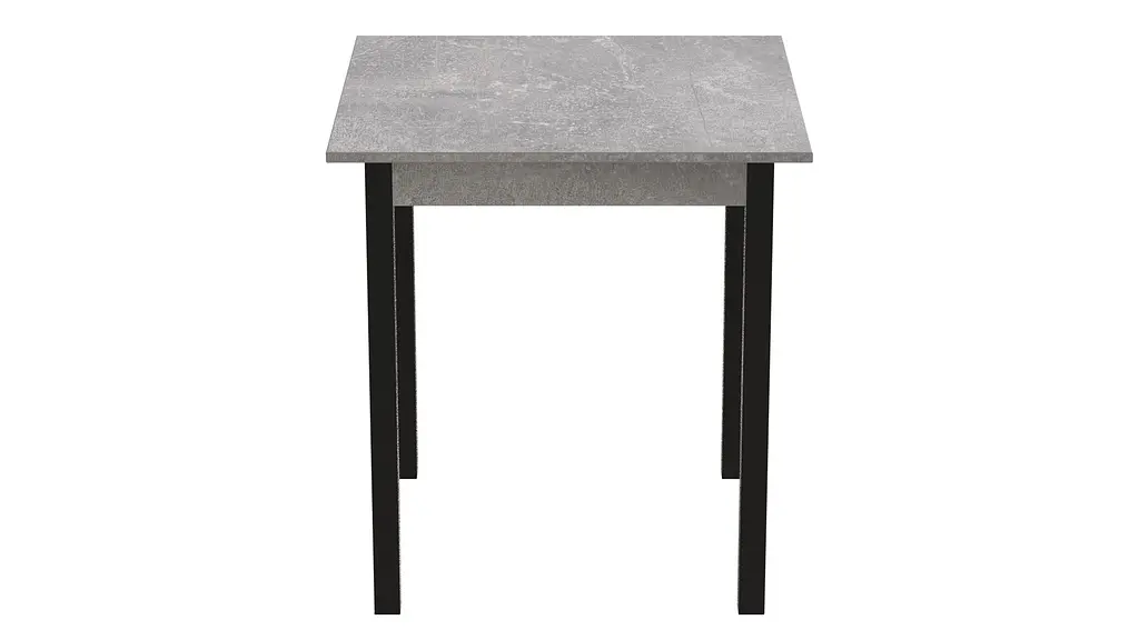 Стол кухонный Ferrum-decor Диего 75x70x70 Черный ДСП Бетон 16мм (FRD-105575) - фото 4