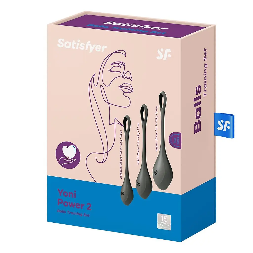 Набір йоні бусин Satisfyer Yoni Power 2, Чорний - фото 5