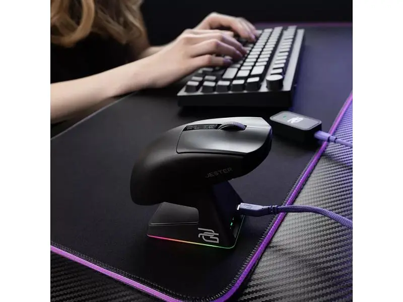 Миша Proove Gaming Jester with Charging Dock Black/Purple (WMJSCD022016) - фото 7