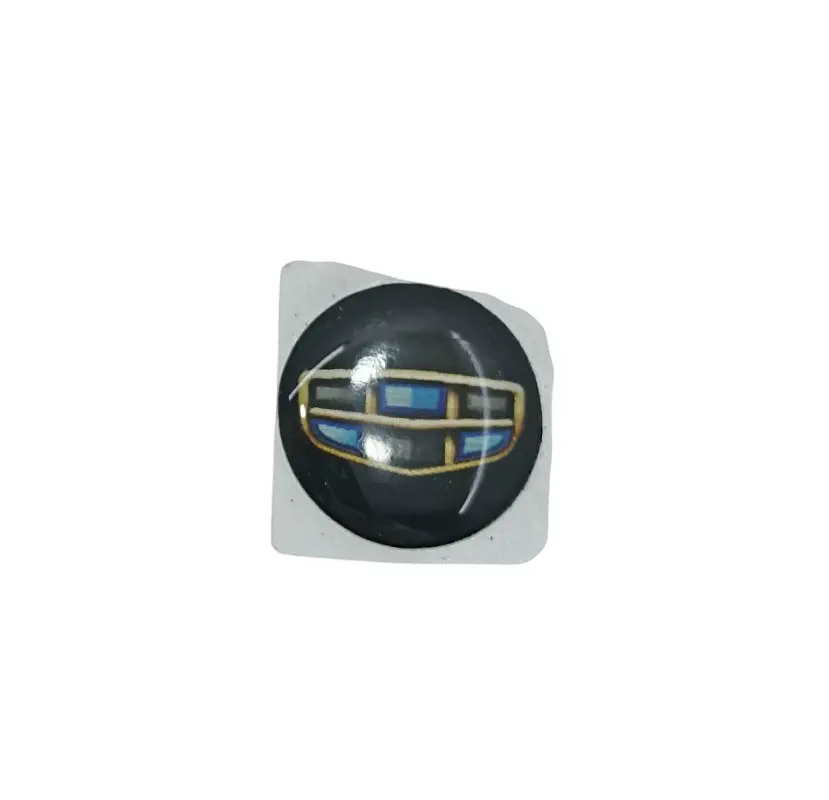 Наклейка з логотипом Geely №2 для автоключів d=15 мм Пластикова об'ємна (Завод) - фото 2