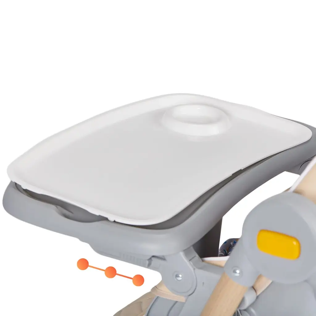 Стільчик для годування Kinderkraft Lastree Grey 2 в 1 (5902533917174) - фото 10