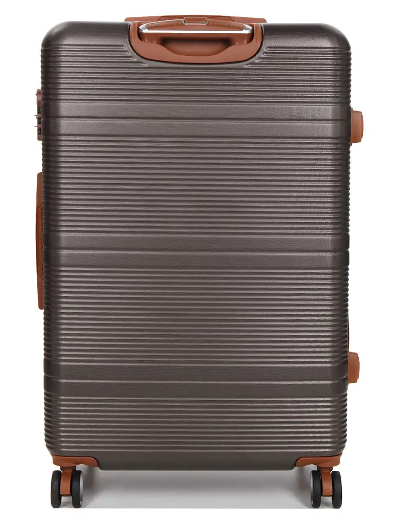 Валіза велика L ABS-пластик Worldline Airtex 629 76×52×30см 110л Коричнева - фото 4