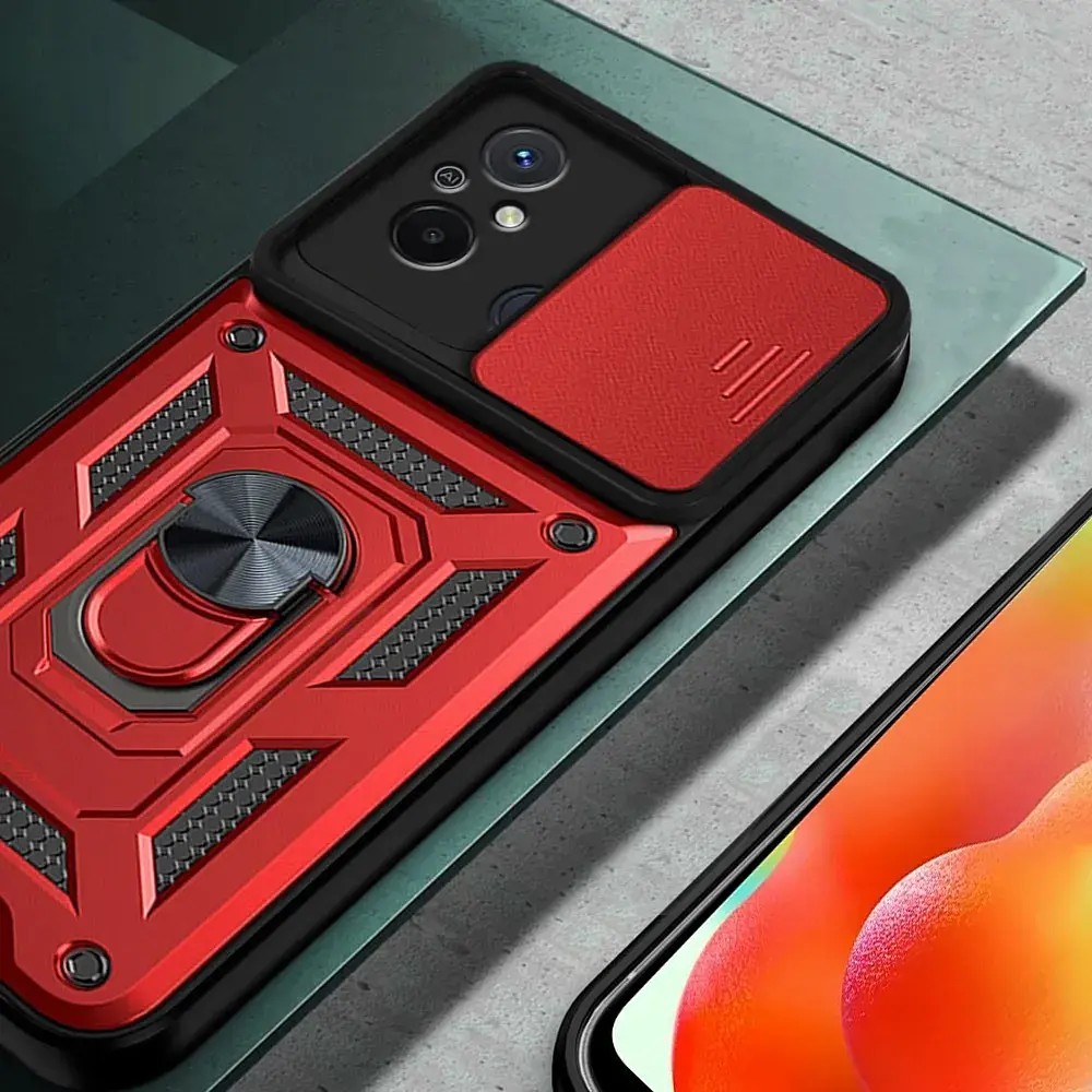 Панель BeCover Military для Xiaomi Redmi 12C Red (709168) - фото 3