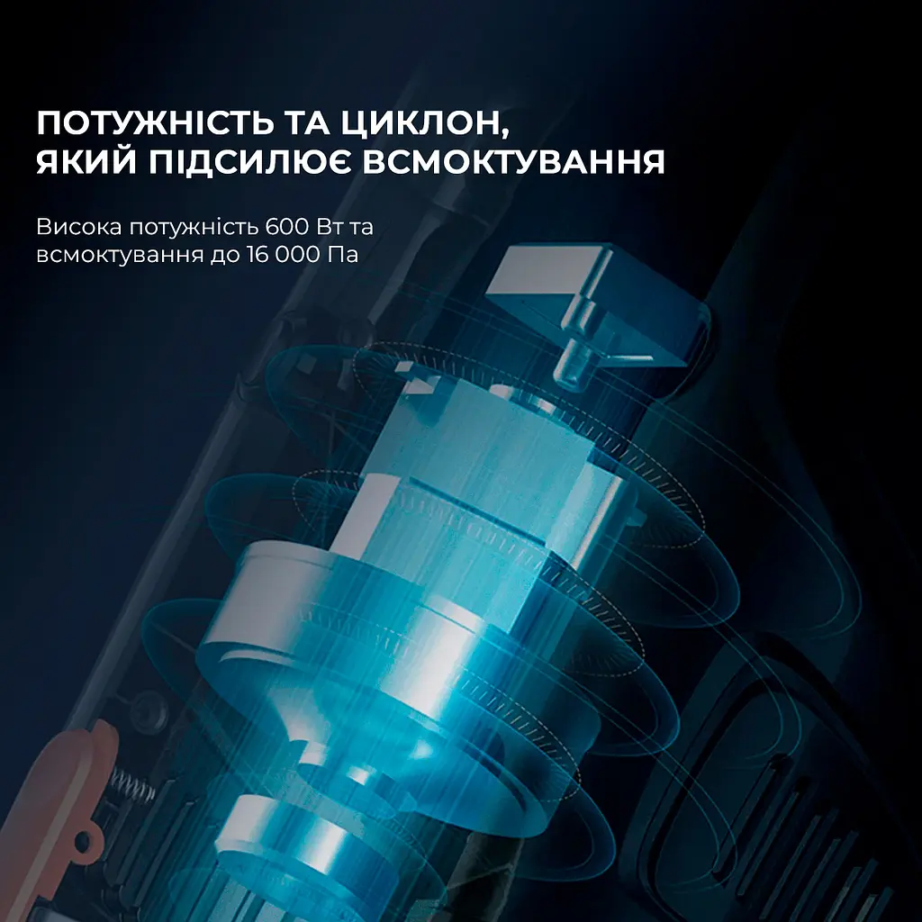 Вертикальный пылесос Xiaomi Deerma Suction Vacuum Cleaner (DX118C) [56163] - фото 12