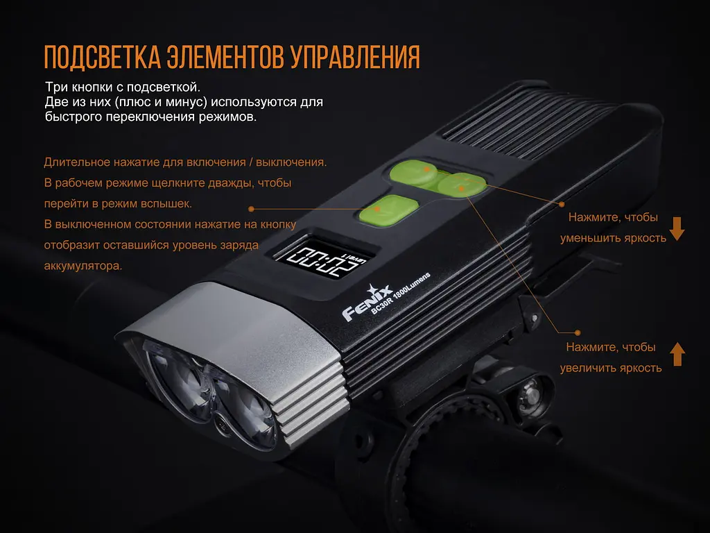 Велофара Fenix BC30R 2017 - фото 9