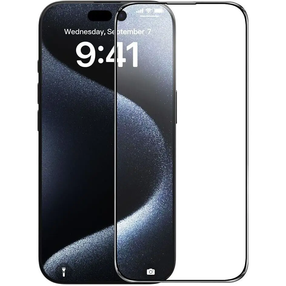 Защитное стекло BeCover для Apple iPhone 16 Plus Black (712123) - фото 4