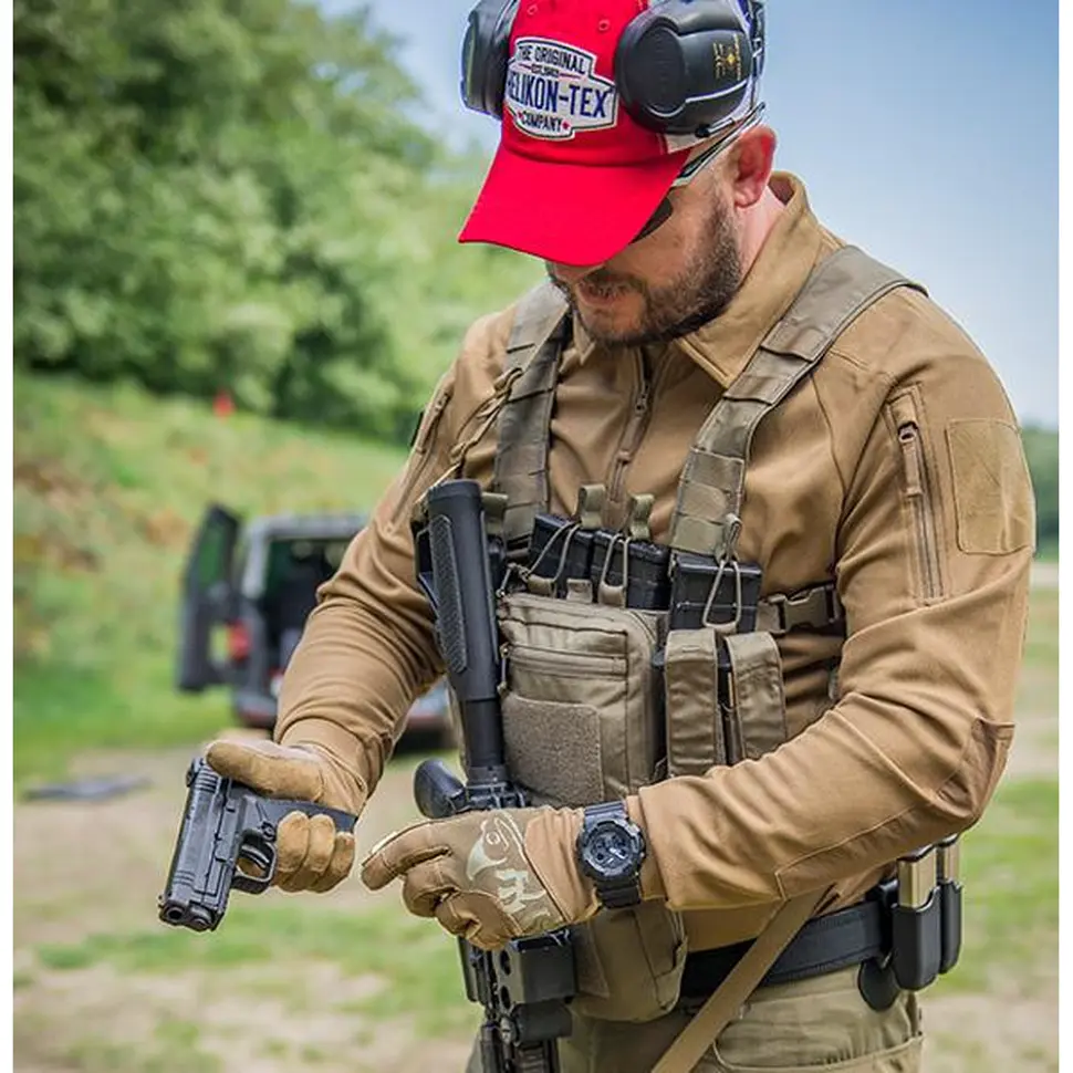 Рукавички тактичні Helikon-Tex Range Tactical Gloves - Coyote / Adaptive Green A, розмір M - фото 2