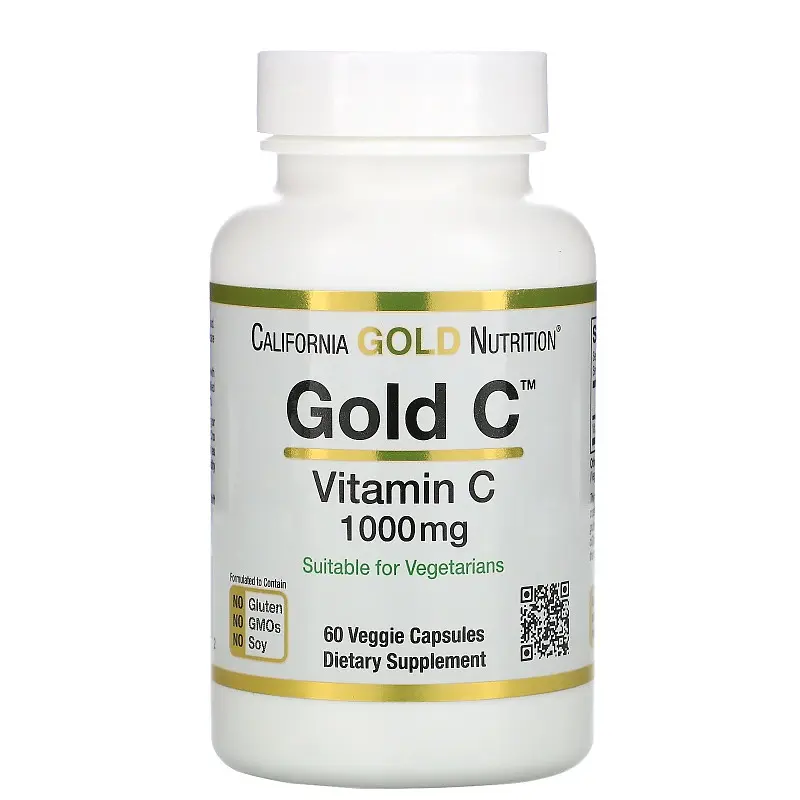 Вітаміни та мінерали Gold C, 60 вегакапсул California Gold Nutrition vit0003634