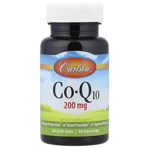 Коэнзим Q-10 CoQ10 200 mg 30 жидких капсул Carlson vit0005710