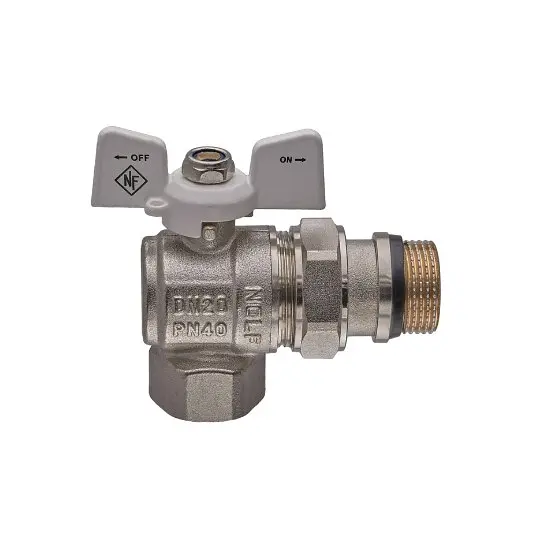 Кран кульовий з американкою Nolf classic 3/4" кутовий NFC.983-08 (NF3163) - фото 4