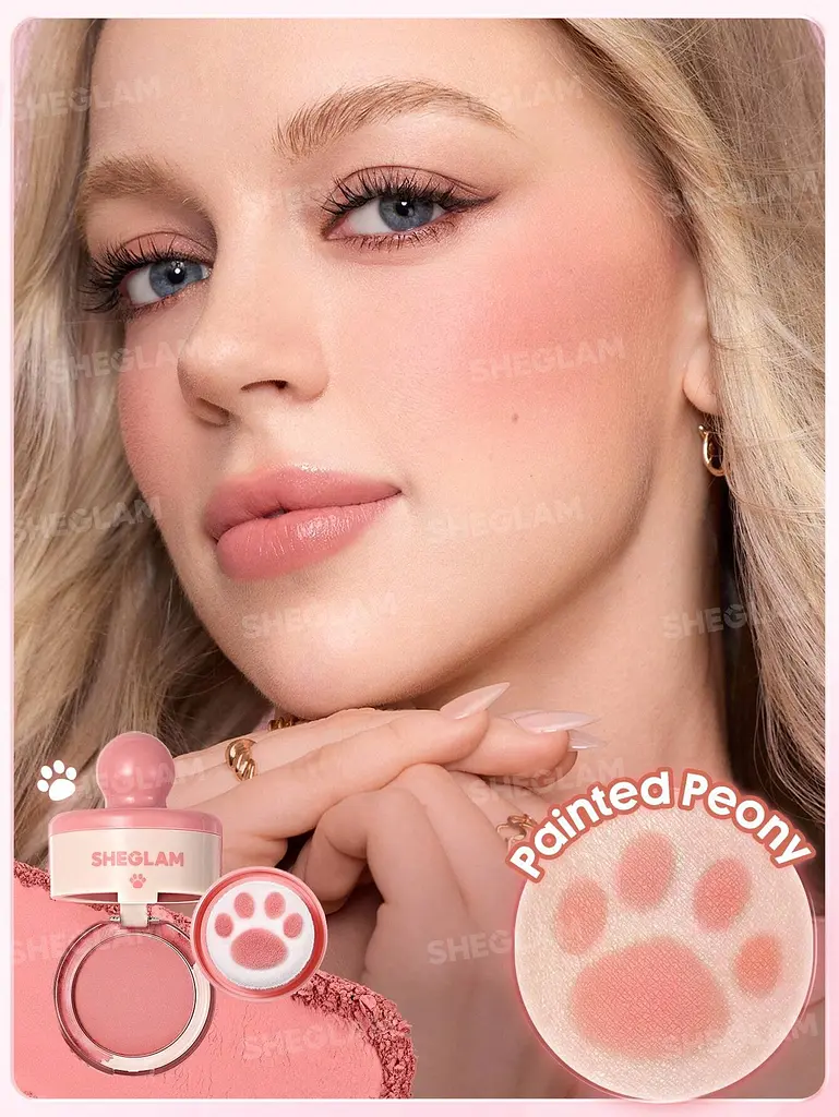 Рум'яна-штамп SHEGLAM Cutie Paw Blush Stamp 009 Painted Peony - фото 2