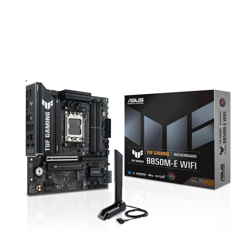 Материнcька плата TUF GAMING B850M-E WIFI sAM5 B850 4xDDR5 M.2 HDMI DP Wi-Fi BT mATX Asus teh0019086 - фото 9