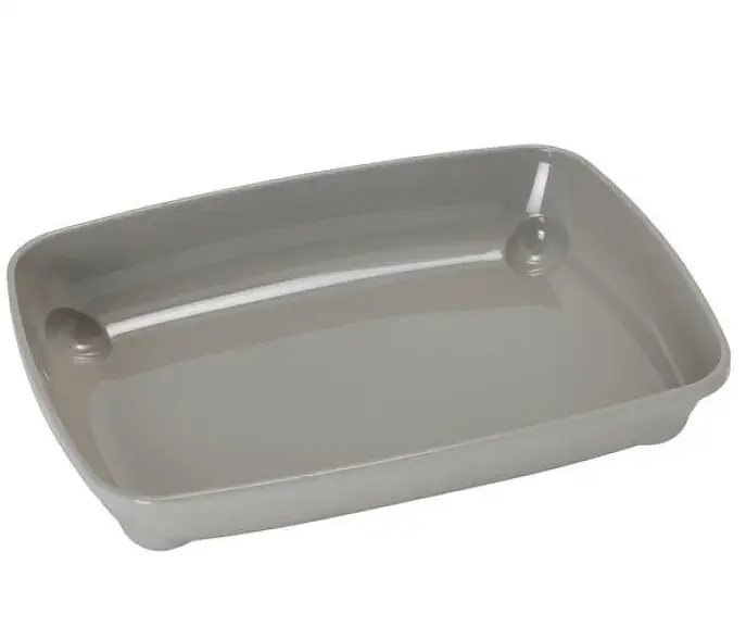 Туалет для кошенят Moderna Arist O-Tray сірий 27.9х37х6.2 см C120330 - фото 2