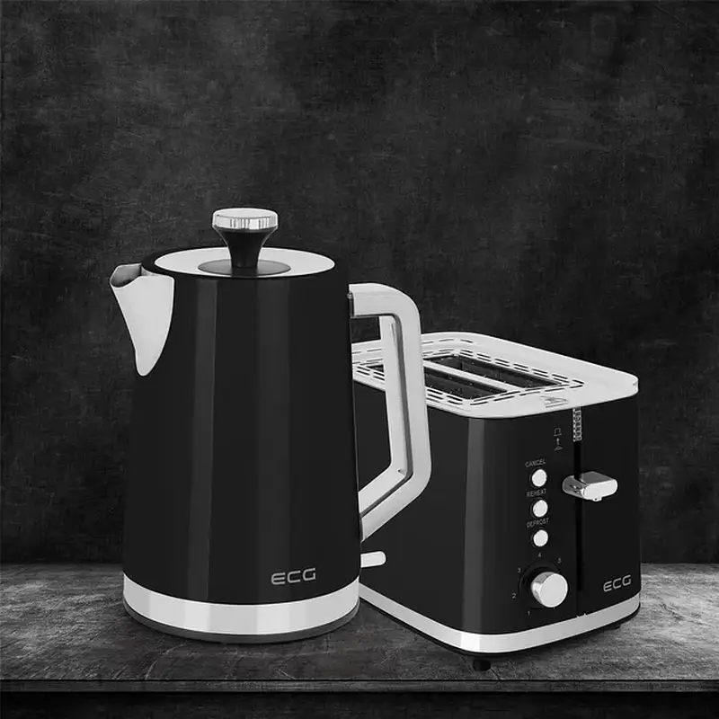 Тостер ECG ST 2766 Vintage Nero - фото 5