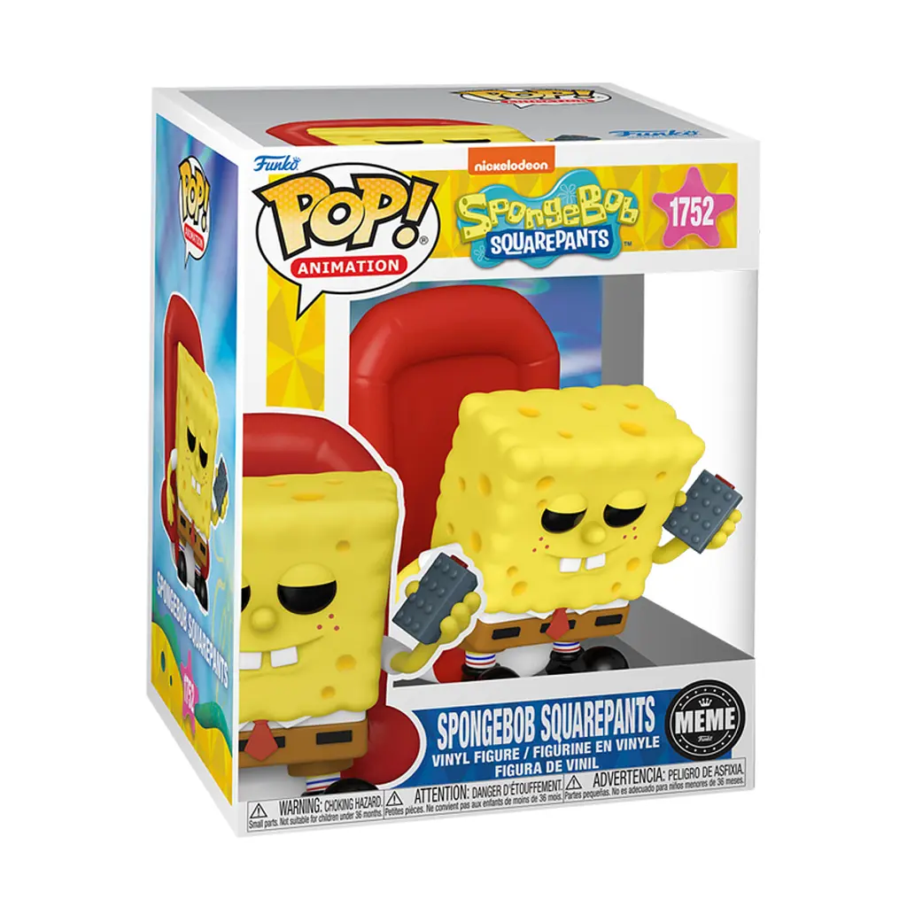 Фігурка Funko Pop серії Губка Боб - Мем (Ight Imma Head Out) (81071) - фото 2