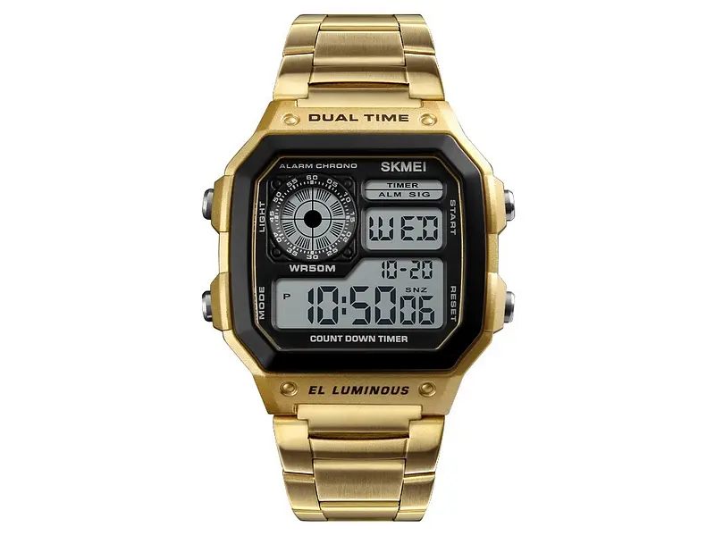 Наручний годинник 1335GD Gold Skmei acs0030805 - фото 2