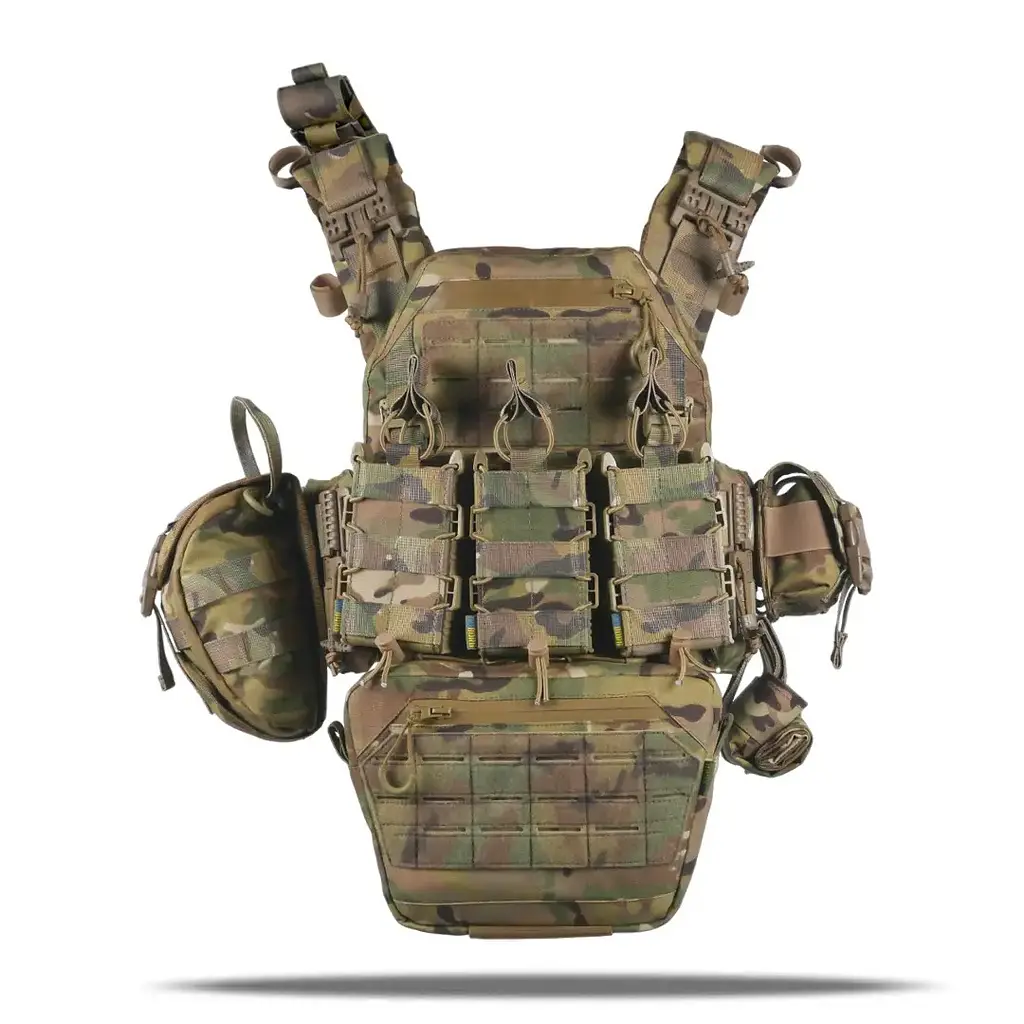 Плитоноска Kiborg GU gen.2 + 8 підсумків MultiCam (1000-k45004) - фото 2