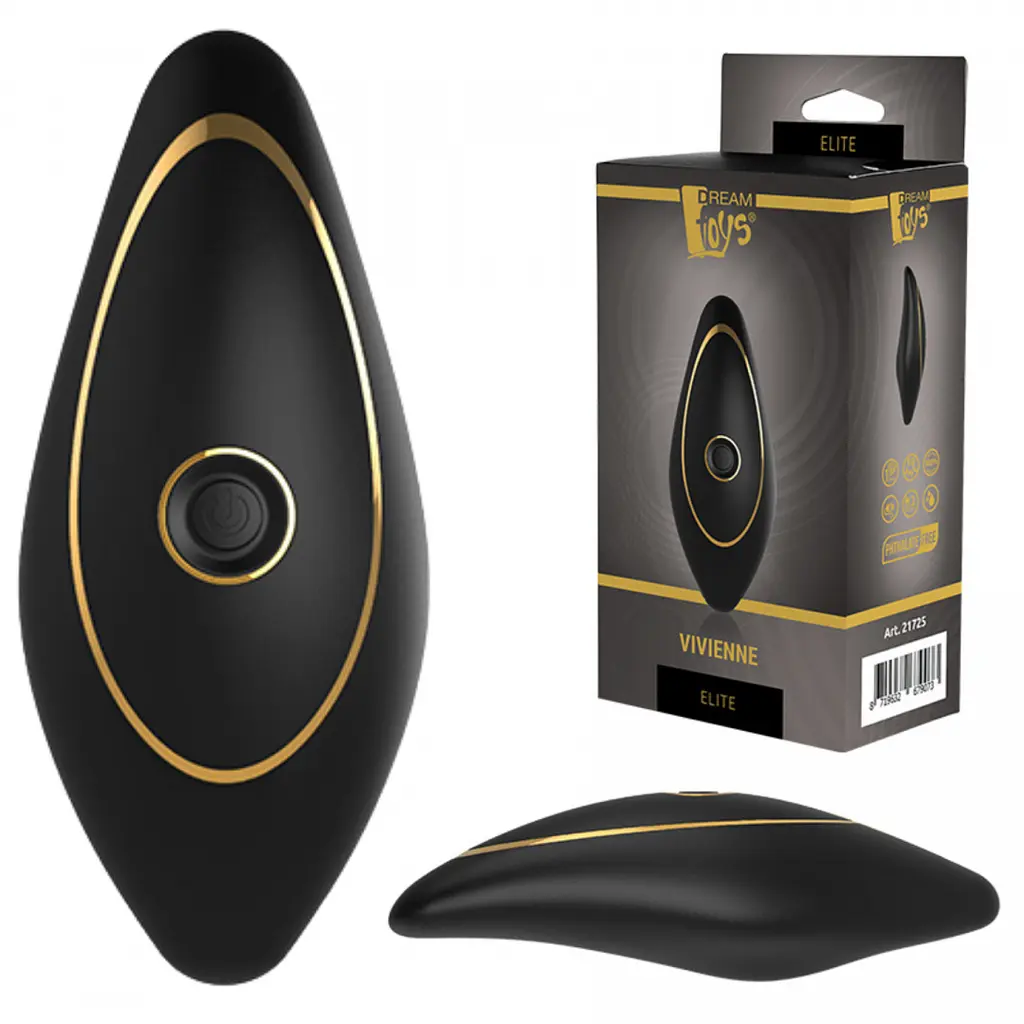 Вибратор в трусики Dreamtoys Elite Vivienne 10.5 см черный - фото 6