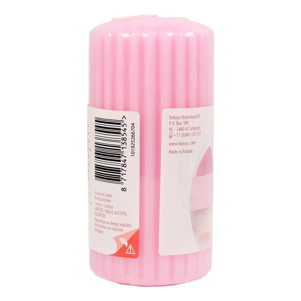 Свеча Bolsius True scents Магнолия столбик 12 х 5. 8 см розовая (266704) - фото 4