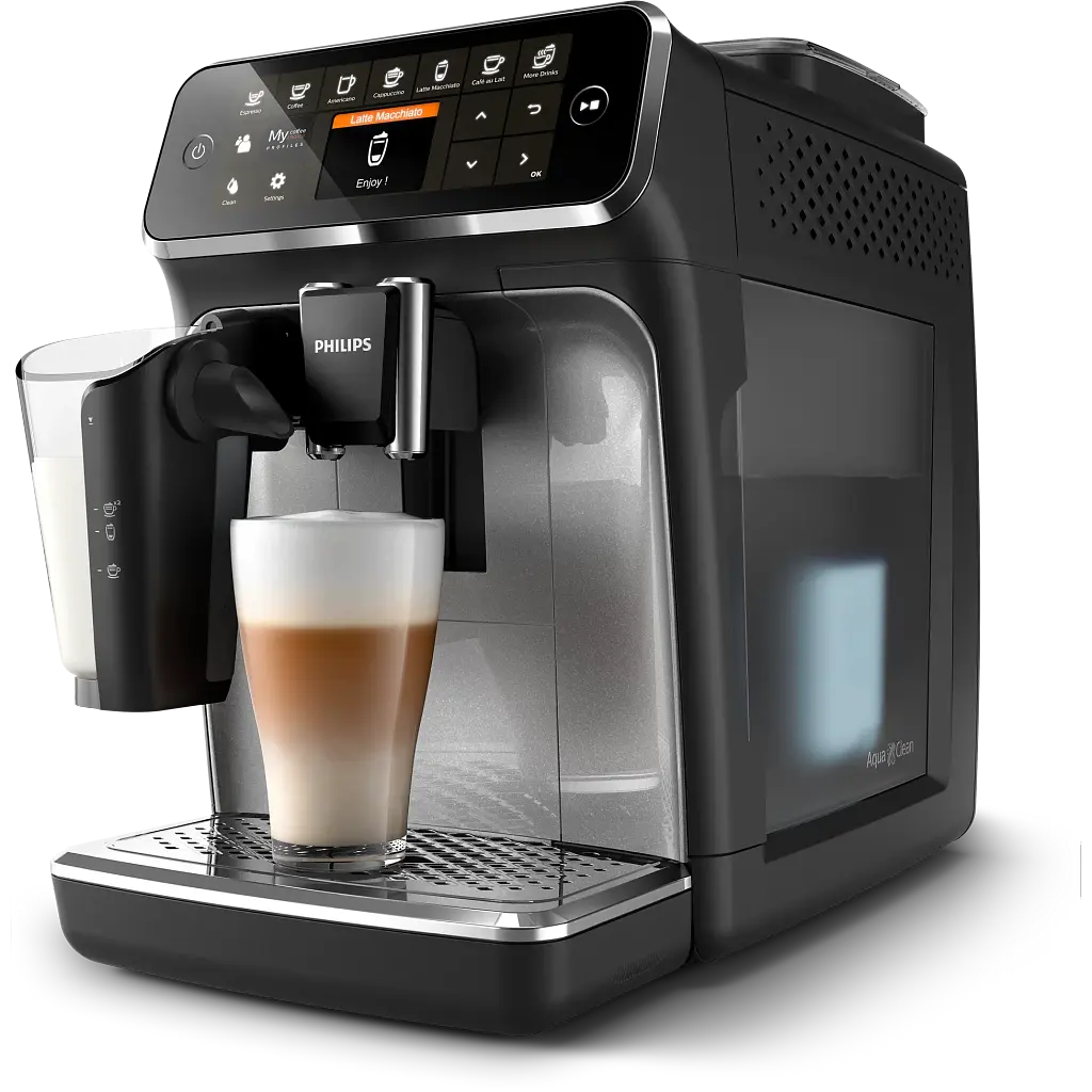 Кофемашина Philips Series 4300 LatteGo черная 1.9 л (EP4346/71) - фото 2