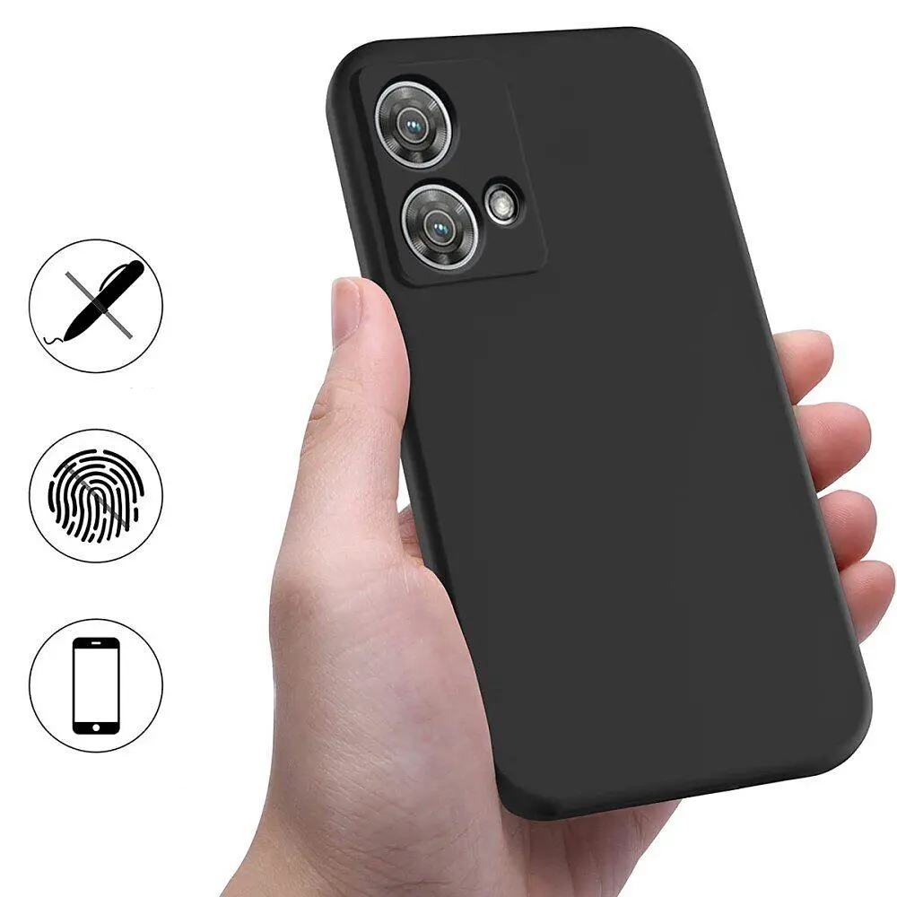 Силиконовый чехол BeCover для Motorola Edge 40 Neo Black (710545) - фото 3