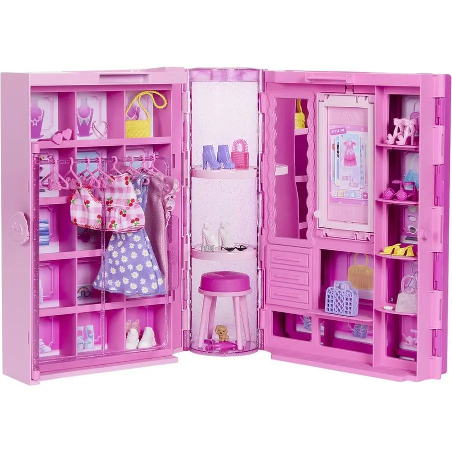 Ігровий набір Barbie Стильна гардеробна з лялькою (HXD58) - фото 2