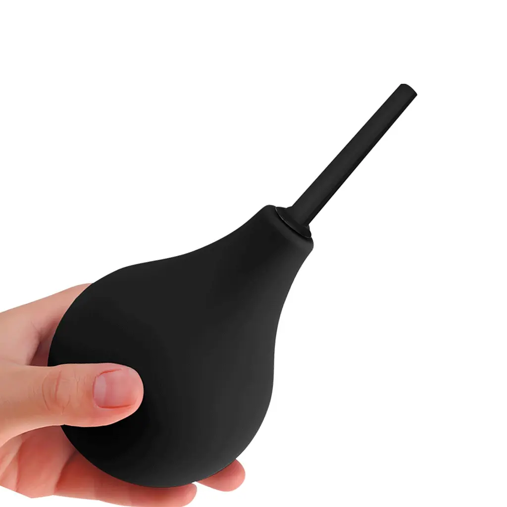 Анальний душ MR Play Anal Douche BLKB 224 мл (чорний) - фото 3