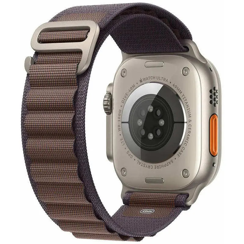 Смарт-часы Apple Watch Ultra 2 GPS + Cellular 49 mm Titanium Case with Indigo Alpine Loop-Small (MRER3) - фото 3