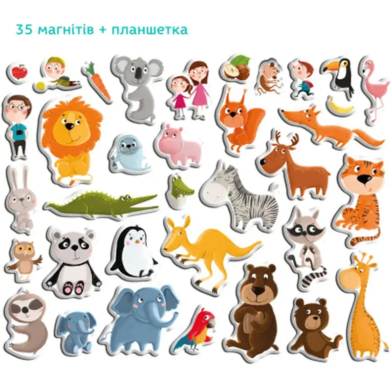 Навчальний набір DoDo Магнітна гра Зоопарк (200207) - фото 5