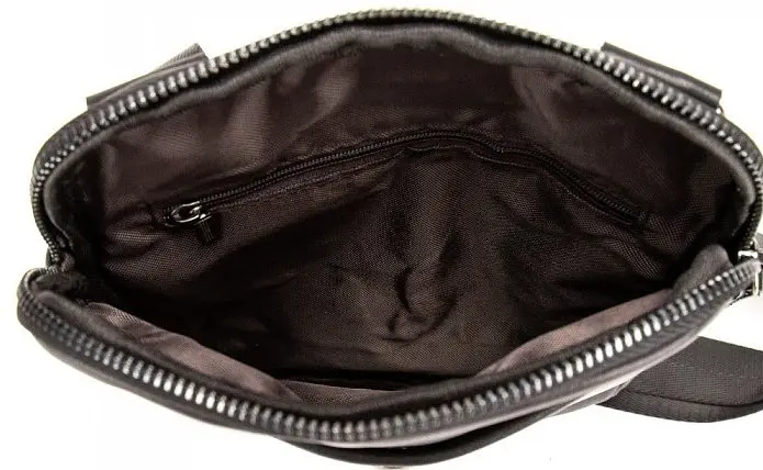 Мужская сумка-мессенджер черная TIDING BAG sum0028773 - фото 4
