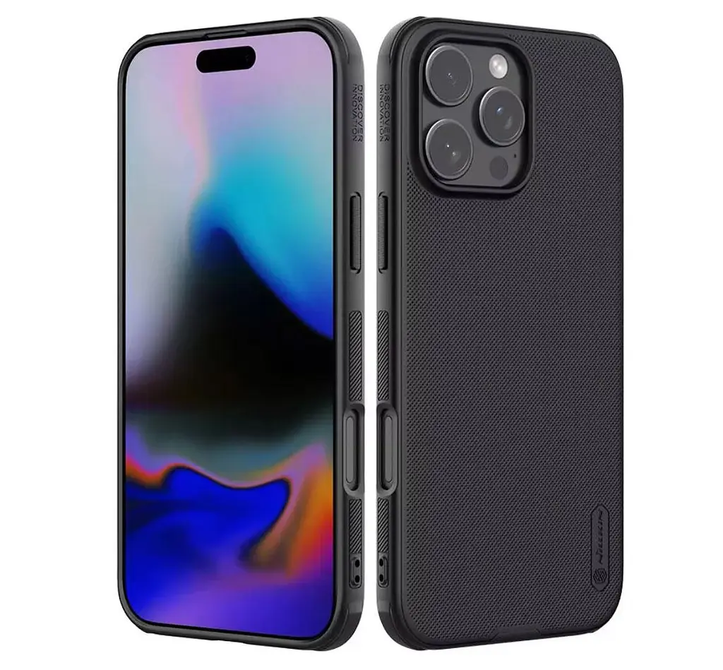 Чехол Nillkin Super Frosted Shield Pro для Apple iPhone 16 Pro Max Black - фото 7