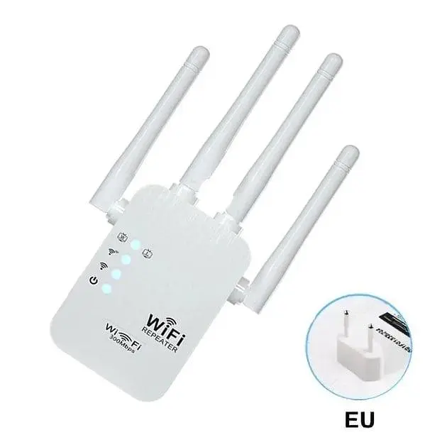 Репітер підсилювач сигналу ретранслятор Wi-Fi роутер 300Мбіт ∙ Wi-Fi ретранслятор 2.4G з 6 антенами - фото 2
