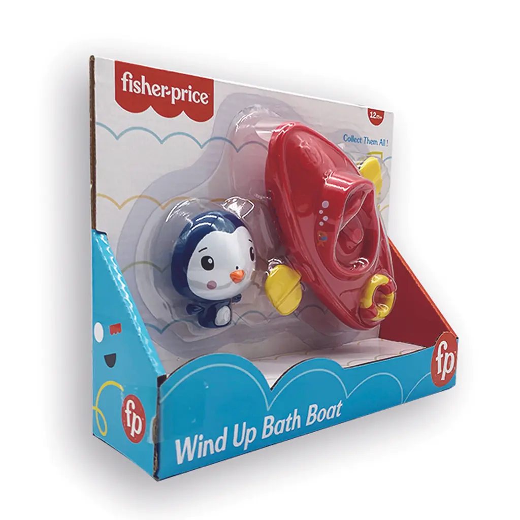 Заводний човен для гри з водою Fisher-Price Пінгвін (GMBT003C) - фото 3