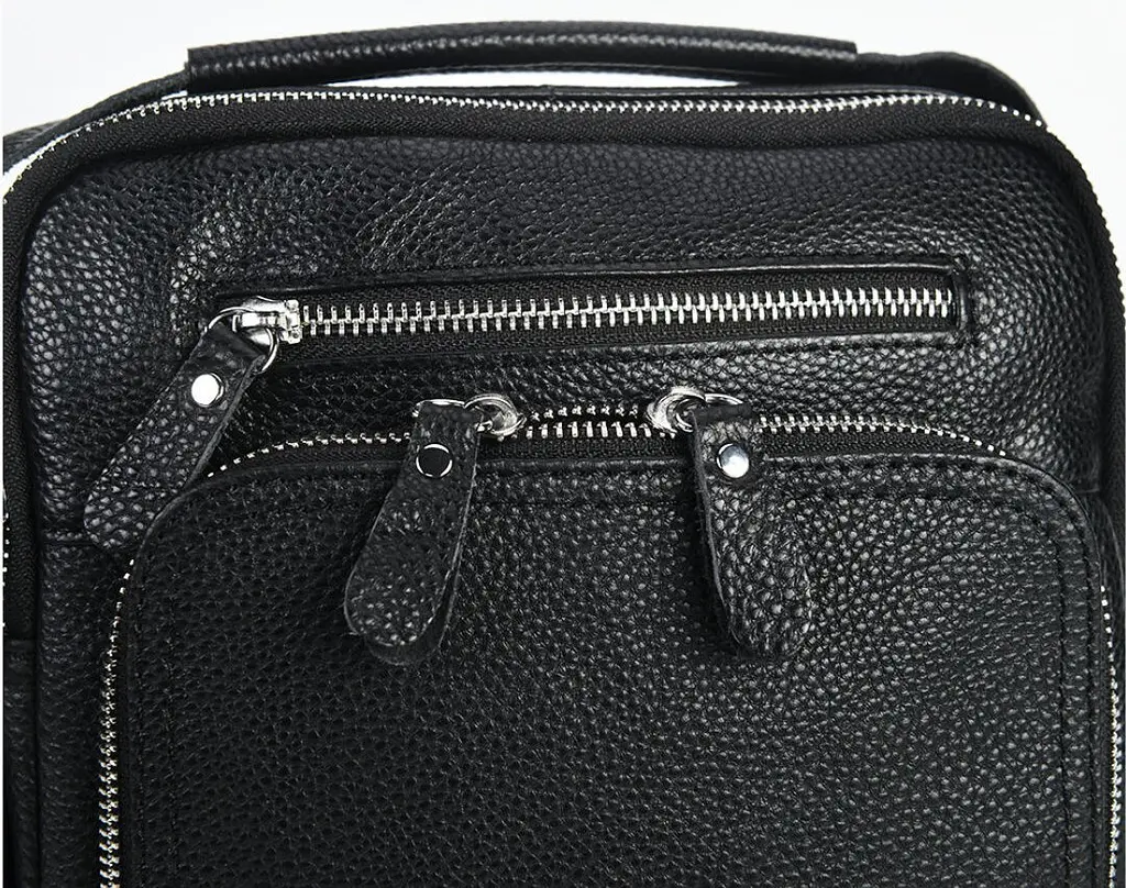 Сумка кожаная мужская Vintage 21х25х6 см sum0012520 - фото 8