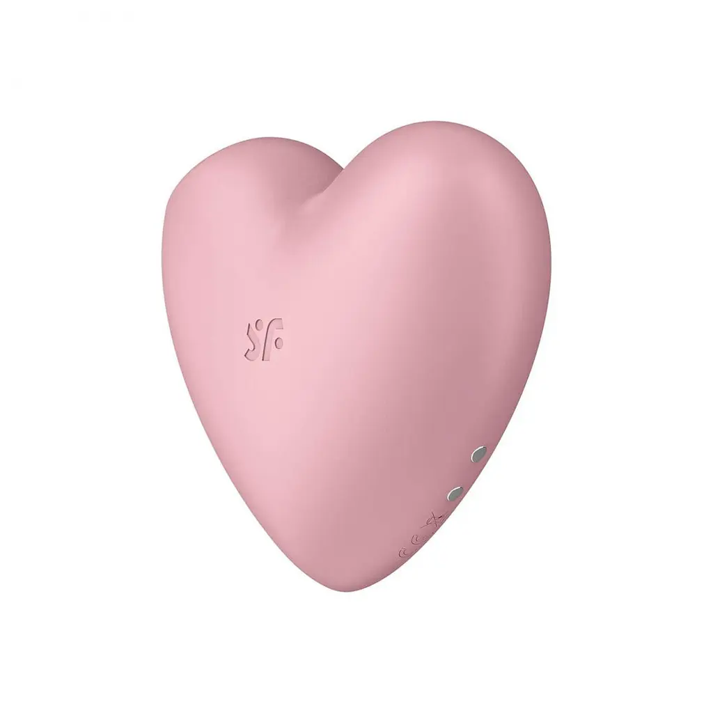 Вакуумний стимулятор Satisfyer Cutie Heart Light Red - фото 6