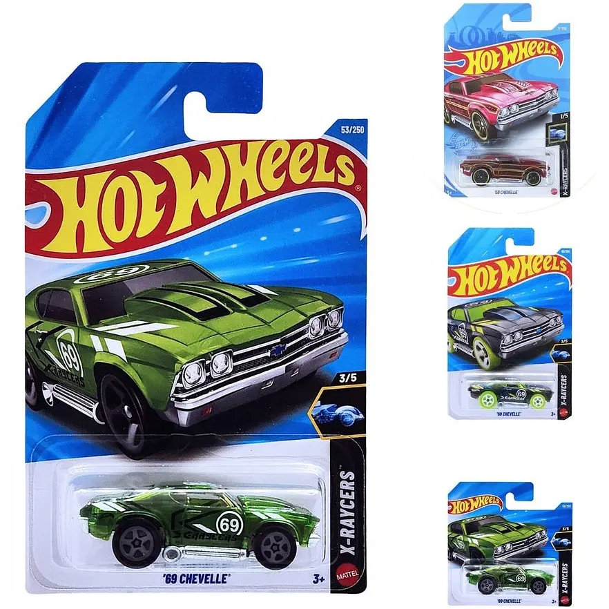 Базова машинка Hot Wheels X-Raycers '69 Chevelle колір в асортименті (5785) JJK83 - фото 2