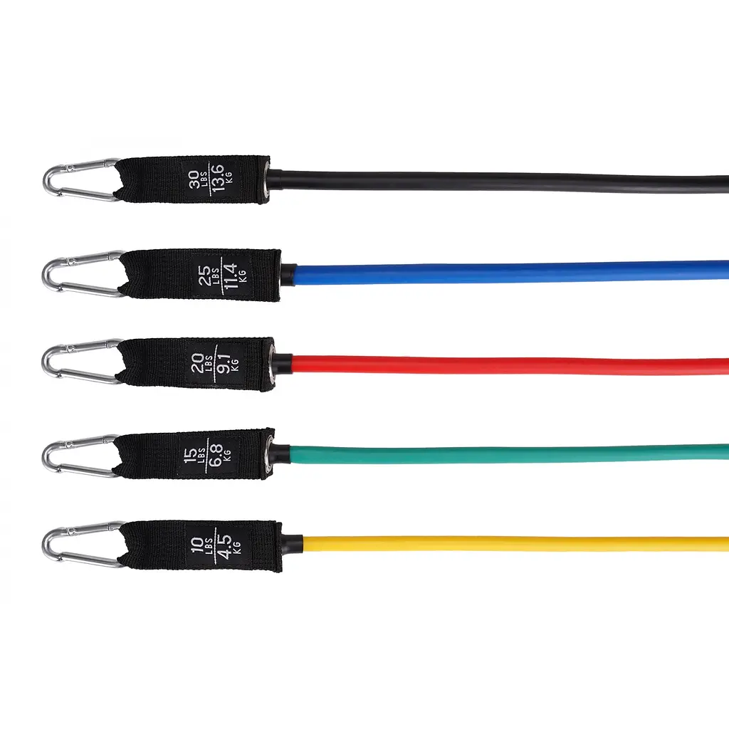 Набір трубчастих еспандерів Cornix 5 шт. 4.5-13.6 кг XR-0051 - фото 5
