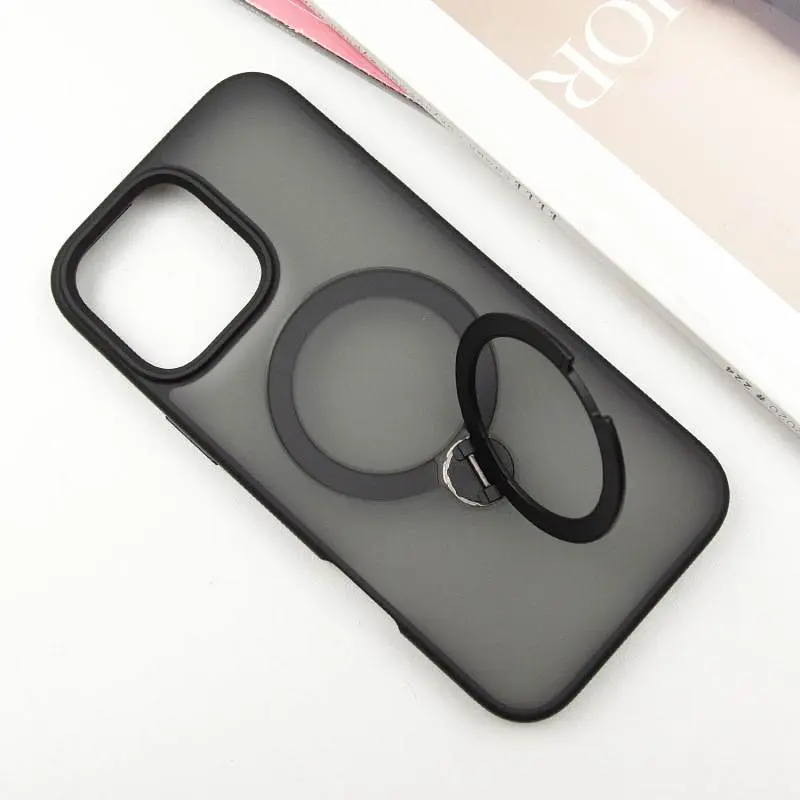Чехол Ummi Colorful with MagSafe HQ Ring для Apple iPhone 16 Pro (6.3) Black - фото 3