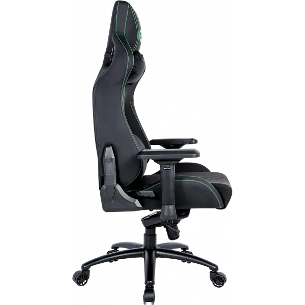 Геймерське крісло GT Racer (X-8006 Fabric Black/Green) - фото 3