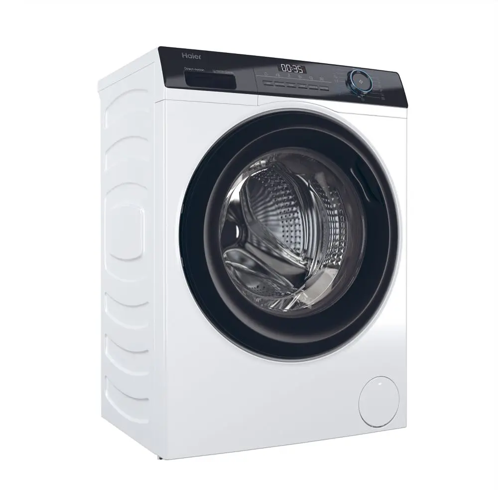 Пральна машина Haier фронтальна 7 кг 1200 A+++ 44 см дисплей пара інвертор люк чорний прямий привід білий - фото 4